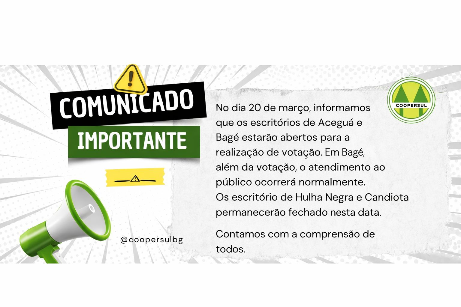 Comunicado Importante